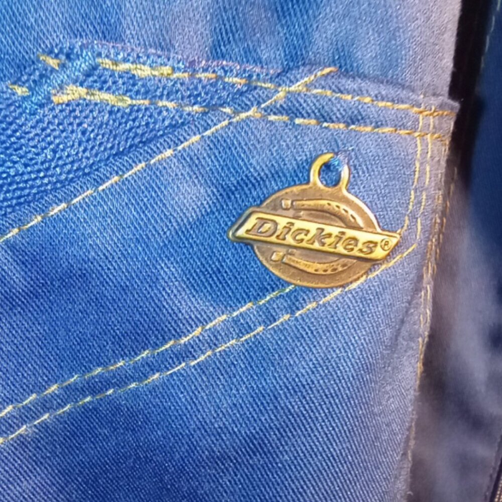 NWT Dickies Women's Essence Front Zip Warm-up Jacket, Navy Blue Large - Picture 7 of 11